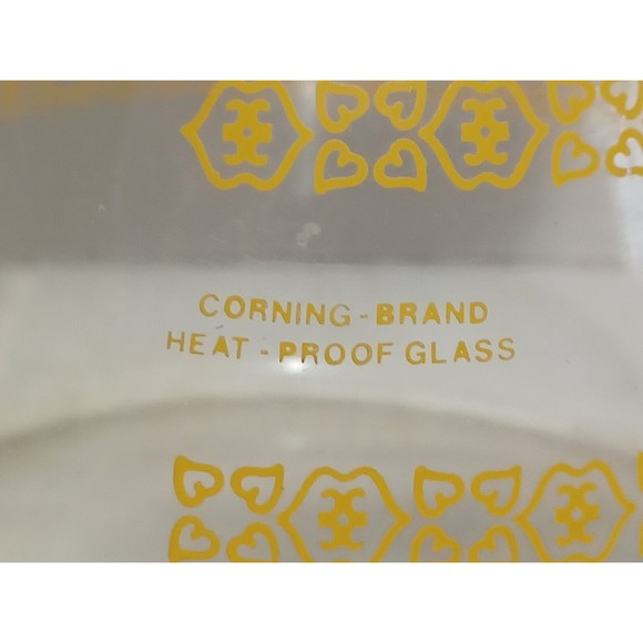 Vintage Melitta 6 Cup Glass Replacement Coffee Pot Carafe w/ Lid Yellow Print - Picture 5 of 10